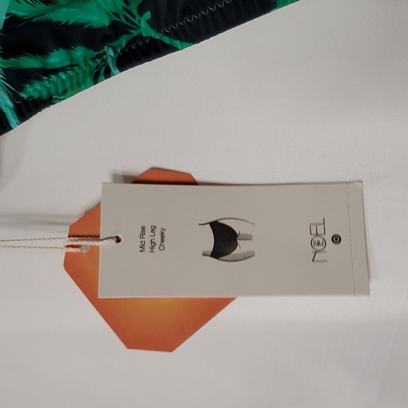 Fe Noel x Target Women's Feathered Palm Print High Leg Cheeky Bikini Bottom - Picture 13 of 16